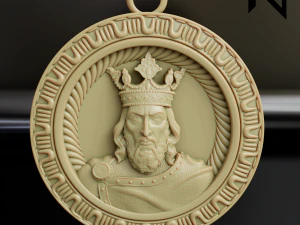 Pingente Mircea O Velho Modelo de Impressão 3D