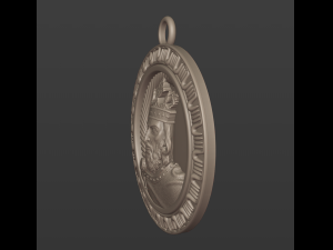 Mircea The Elder pendant 3D Принт Модель