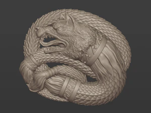 Dacian draco relief 3D Print Model