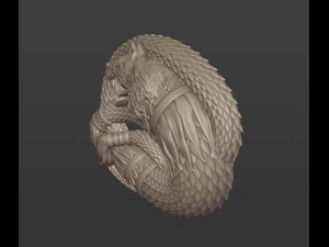 Dacian draco relief 3D Print Model