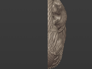 Dacian draco relief Modello di stampa 3D