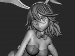 Ryuko Matoi Bunny Figure 3D-Druckmodell