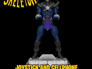 skeletor joystick-cellphone support Modello di stampa 3D