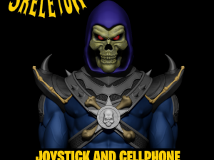 skeletor joystick-cellphone support Modèles 3D en vedette