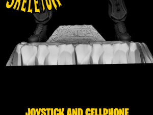 skeletor joystick-cellphone support Modèles 3D en vedette