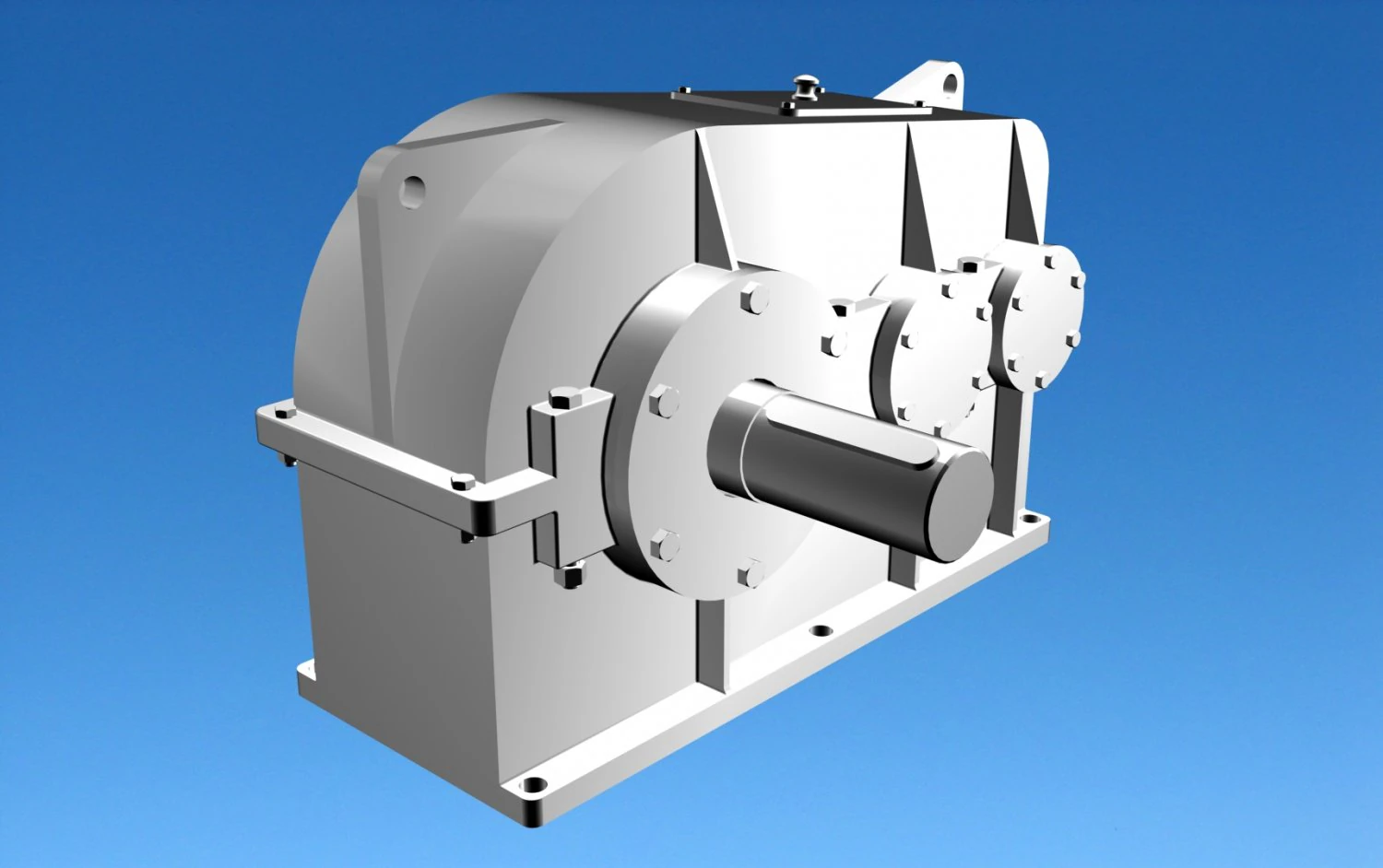 helical reducer 3D Model .c4d .max .obj .3ds .fbx .stl .blend