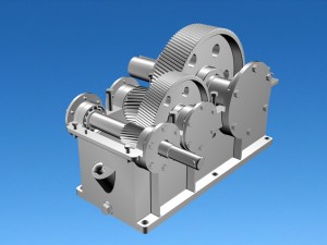 helical reducer 3Dモデル