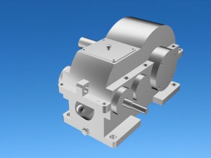 helical reducer 3D मॉडल