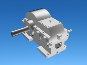 helical reducer 3D मॉडल