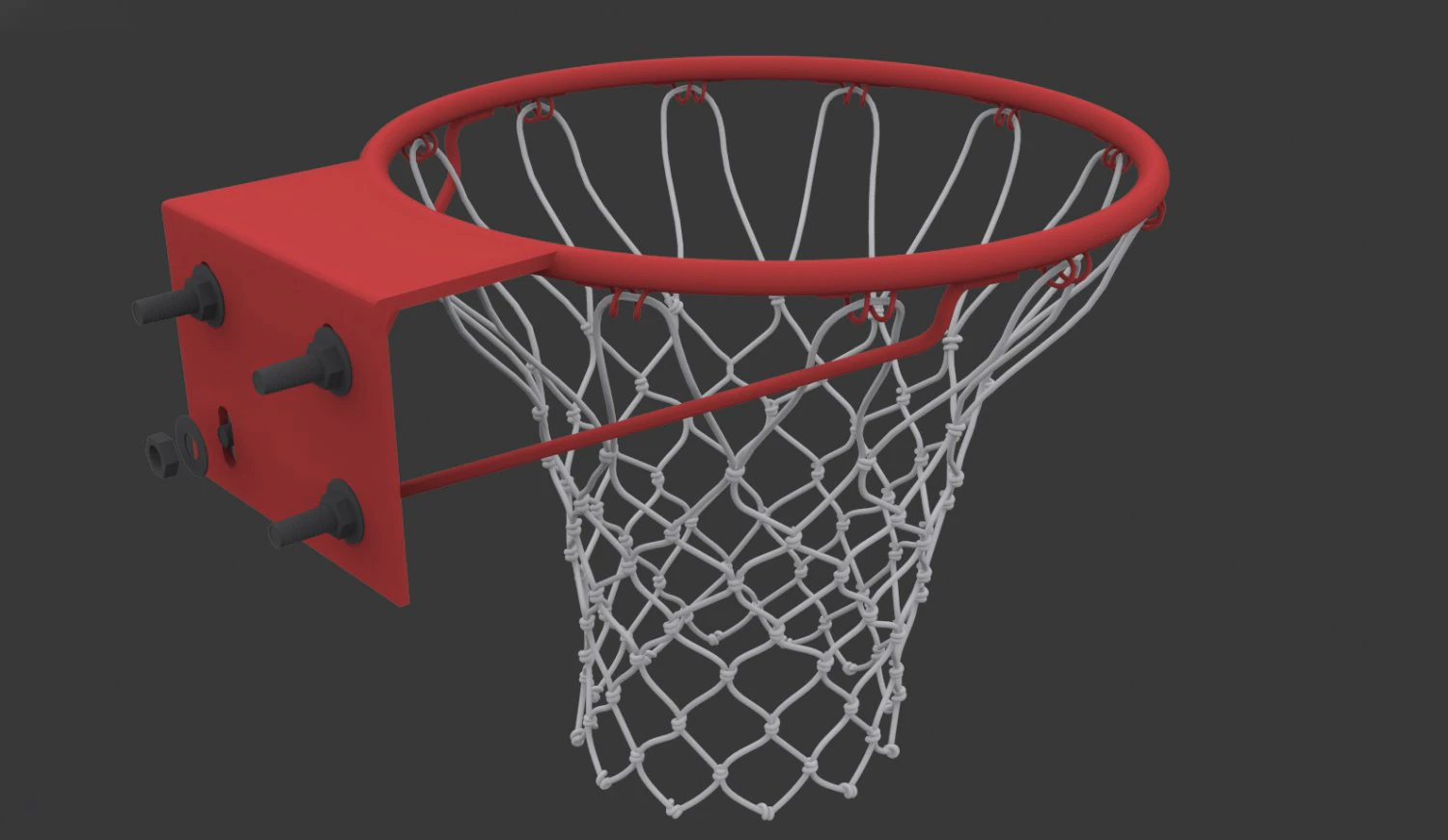 basketball rim 3D Model .c4d .max .obj .3ds .fbx .stl .blend 