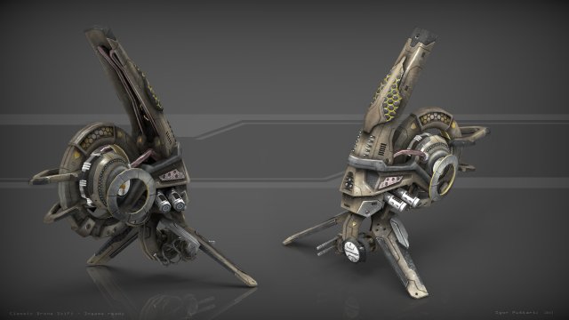 pilotles drone 3D 모델 .c4d .max .obj .3ds .fbx .stl .blend 
