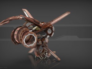 drone v3 wood 3D-Modell