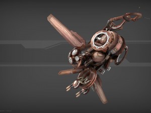 drone v3 wood 3D-Modell