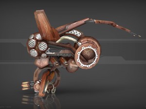 drone v3 wood 3D-Modell