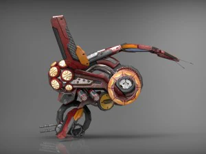 drone v3 wood 3D Model