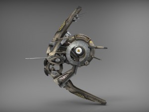 drone v1 scifi 3D Model