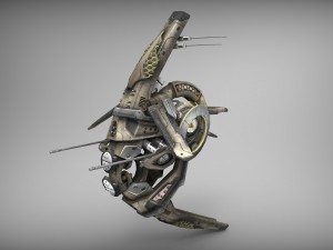drone v1 scifi 3D Model