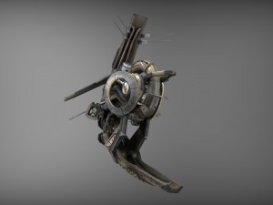 drone v1 scifi 3D Model