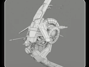 drone v1 scifi 3D Model
