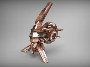 drone v0 wood 3D Model