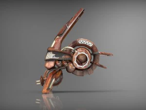 drone v0 wood 3D Model