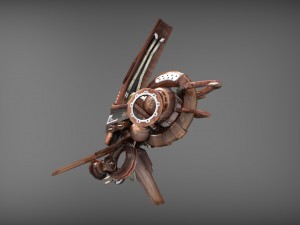 drone v0 wood Modèle 3D