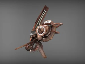 drone v0 wood 3D Model