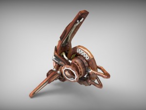 drone v0 wood Modèle 3D