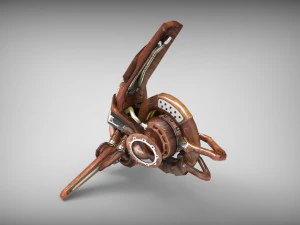 drone v0 wood 3D Model