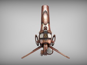 drone v0 wood Modèle 3D