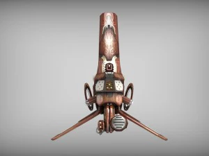 drone v0 wood 3D Model