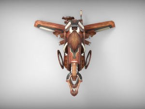 drone v0 wood Modèle 3D