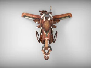 drone v0 wood 3D Model