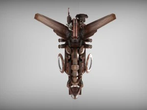 drone v0 wood 3D Model