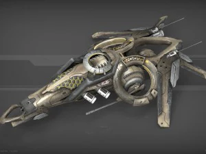 drone v2 scifi Modello 3D