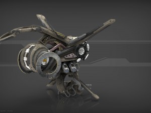 drone v3 scifi 3D 모델
