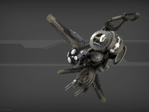 drone v3 scifi 3D 모델