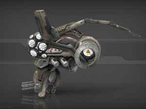 drone v3 scifi 3D 모델