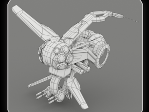 drone v3 scifi 3D 모델