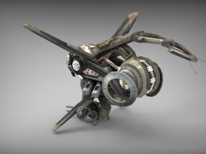 drone v3 scifi 3D 모델
