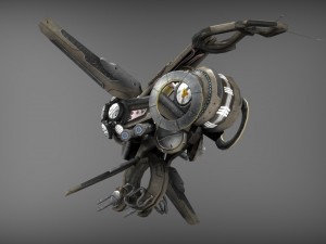 drone v3 scifi 3D 모델