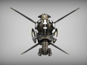 drone v3 scifi 3D 모델