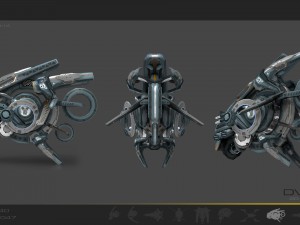 10 drone pack - cybertech Modello 3D