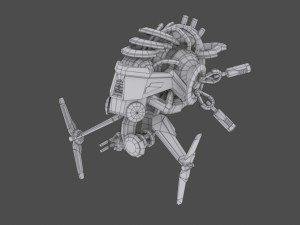 10 drone pack - cybertech Modello 3D