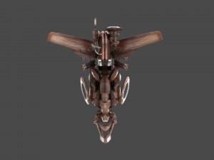 10 drones wood pack 3D 모델