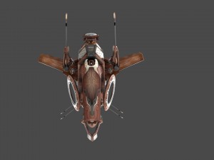 10 drones wood pack 3D 모델