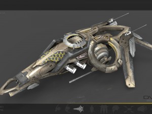 10 drone scifi pack Modelo 3D