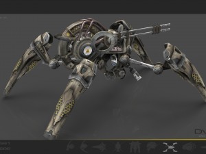 10 drone scifi pack Modelo 3D