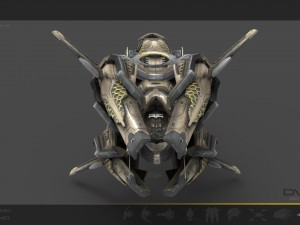 10 drone scifi pack Modelo 3D
