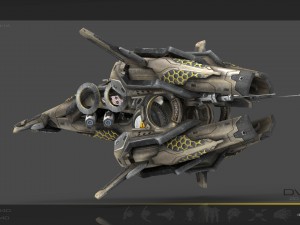10 drone scifi pack Modelo 3D